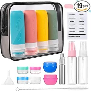 IMPORX 19 Pack Travel Size Toiletries Containers